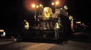 nighttime street work